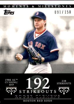2007 Topps Moments & Milestones #18-192 Roger Clemens Front