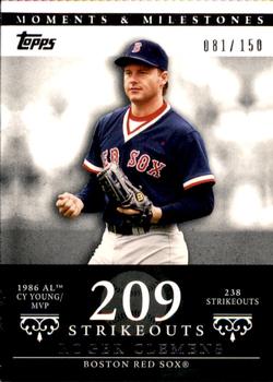 2007 Topps Moments & Milestones #18-209 Roger Clemens Front
