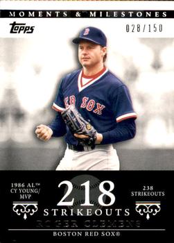 2007 Topps Moments & Milestones #18-218 Roger Clemens Front