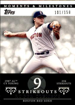 2007 Topps Moments & Milestones #20-9 Roger Clemens Front