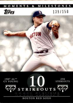 2007 Topps Moments & Milestones #20-10 Roger Clemens Front