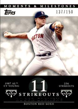 2007 Topps Moments & Milestones #20-11 Roger Clemens Front
