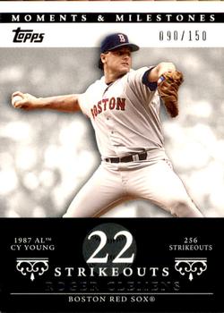 2007 Topps Moments & Milestones #20-22 Roger Clemens Front