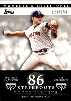 2007 Topps Moments & Milestones #20-86 Roger Clemens Front