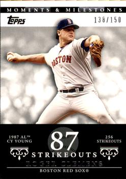 2007 Topps Moments & Milestones #20-87 Roger Clemens Front