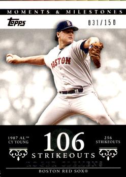 2007 Topps Moments & Milestones #20-106 Roger Clemens Front