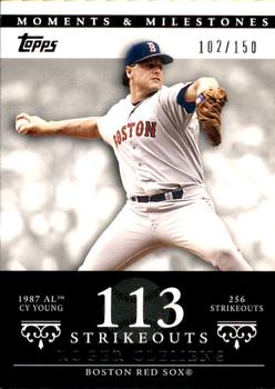 2007 Topps Moments & Milestones #20-113 Roger Clemens Front