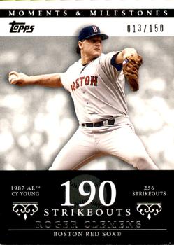 2007 Topps Moments & Milestones #20-190 Roger Clemens Front