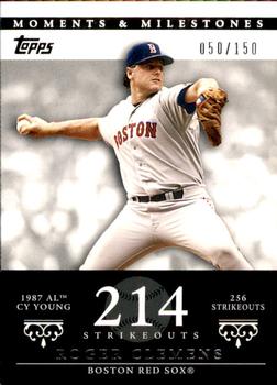 2007 Topps Moments & Milestones #20-214 Roger Clemens Front