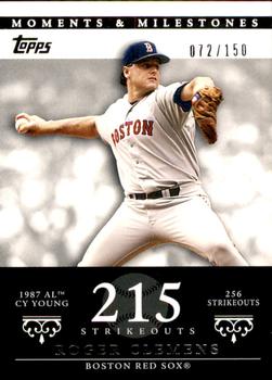 2007 Topps Moments & Milestones #20-215 Roger Clemens Front