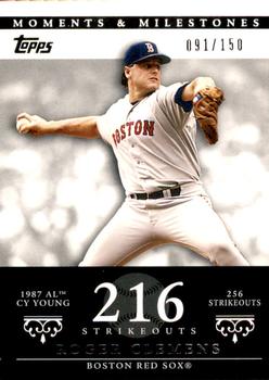 2007 Topps Moments & Milestones #20-216 Roger Clemens Front