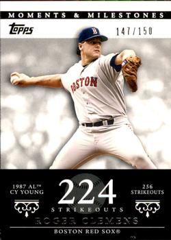 2007 Topps Moments & Milestones #20-224 Roger Clemens Front