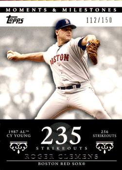 2007 Topps Moments & Milestones #20-235 Roger Clemens Front