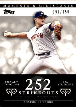 2007 Topps Moments & Milestones #20-252 Roger Clemens Front