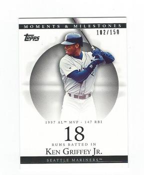 2007 Topps Moments & Milestones #46-18 Ken Griffey Jr. Front