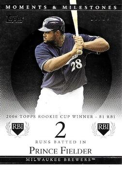 2007 Topps Moments & Milestones #59-2 Prince Fielder Front