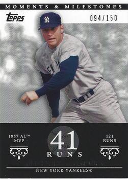 2007 Topps Moments & Milestones #76-41 Mickey Mantle Front