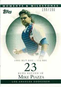 2007 Topps Moments & Milestones #80-23 Mike Piazza Front