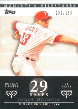 2007 Topps Moments & Milestones #129-29 Billy Wagner Front