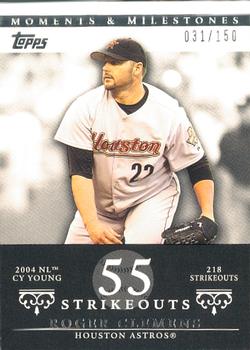 2007 Topps Moments & Milestones #162-55 Roger Clemens Front