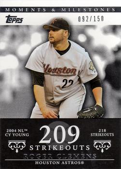 2007 Topps Moments & Milestones #162-209 Roger Clemens Front
