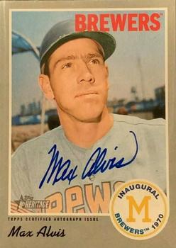 2019 Topps Heritage - Inaugural Brew Crew Autographs #IBC-MA Max Alvis Front