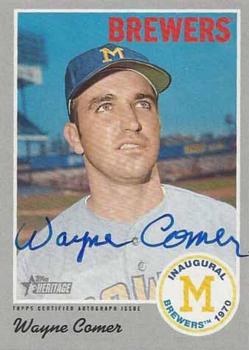 2019 Topps Heritage - Inaugural Brew Crew Autographs #IBC-WC Wayne Comer Front