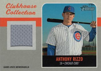 2019 Topps Heritage - Clubhouse Collection Relics #CCR-AR Anthony Rizzo Front