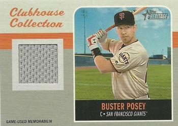 2019 Topps Heritage - Clubhouse Collection Relics #CCR-BP Buster Posey Front
