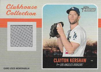 2019 Topps Heritage - Clubhouse Collection Relics #CCR-CK Clayton Kershaw Front