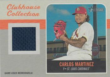 2019 Topps Heritage - Clubhouse Collection Relics #CCR-CM Carlos Martinez Front