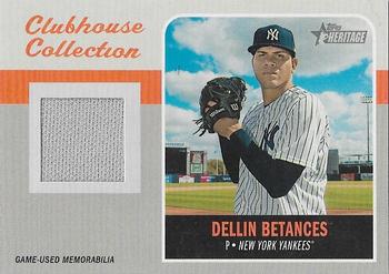 2019 Topps Heritage - Clubhouse Collection Relics #CCR-DB Dellin Betances Front