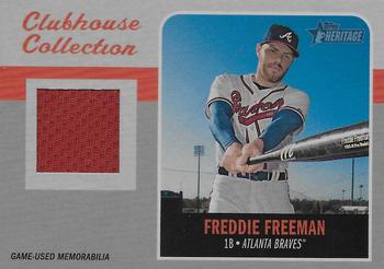 2019 Topps Heritage - Clubhouse Collection Relics #CCR-FF Freddie Freeman Front