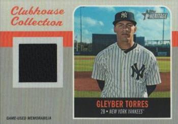 2019 Topps Heritage - Clubhouse Collection Relics #CCR-GT Gleyber Torres Front