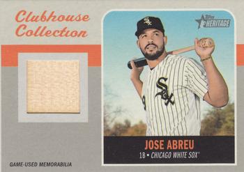 2019 Topps Heritage - Clubhouse Collection Relics #CCR-JA Jose Abreu Front