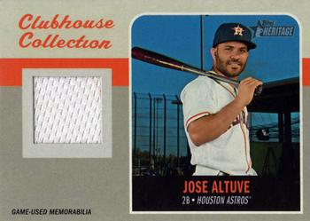 2019 Topps Heritage - Clubhouse Collection Relics #CCR-JAL Jose Altuve Front