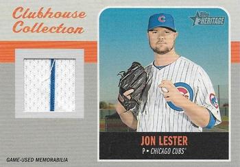2019 Topps Heritage - Clubhouse Collection Relics #CCR-JL Jon Lester Front