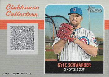 2019 Topps Heritage - Clubhouse Collection Relics #CCR-KS Kyle Schwarber Front