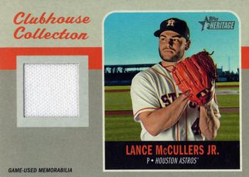 2019 Topps Heritage - Clubhouse Collection Relics #CCR-LM Lance McCullers Jr. Front