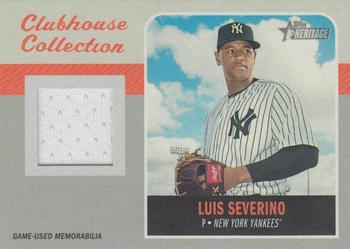 2019 Topps Heritage - Clubhouse Collection Relics #CCR-LS Luis Severino Front