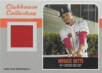 2019 Topps Heritage - Clubhouse Collection Relics #CCR-MB Mookie Betts Front