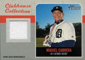 2019 Topps Heritage - Clubhouse Collection Relics #CCR-MC Miguel Cabrera Front