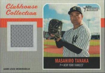 2019 Topps Heritage - Clubhouse Collection Relics #CCR-MT Masahiro Tanaka Front