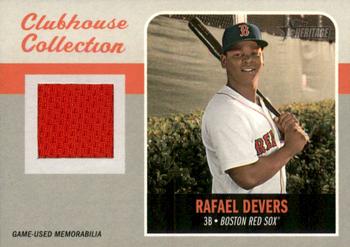 2019 Topps Heritage - Clubhouse Collection Relics #CCR-RD Rafael Devers Front