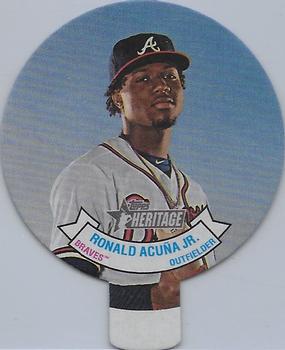 2019 Topps Heritage - 1970 Candy Lids #25 Ronald Acuña Jr. Front