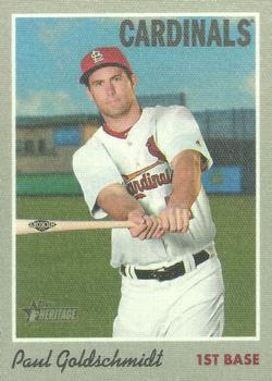 2019 Topps Heritage - 1970 Cloth Stickers #8 Paul Goldschmidt Front
