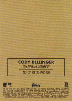 2019 Topps Heritage - 1970 Cloth Stickers #24 Cody Bellinger Back