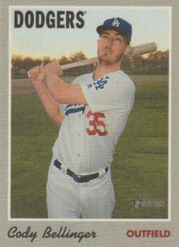 2019 Topps Heritage - 1970 Cloth Stickers #24 Cody Bellinger Front