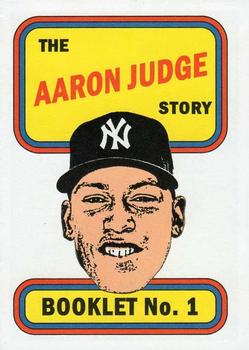2019 Topps Heritage - 1970 Player Story Booklets #1 Aaron Judge Front
