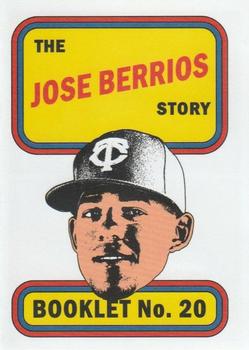 2019 Topps Heritage - 1970 Player Story Booklets #20 Jose Berrios Front
